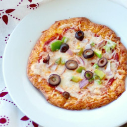 Chewy Low Carb Pizza Crust