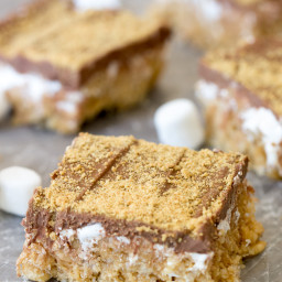 Chewy S'mores Bars Recipe
