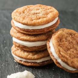 Chewy Snickerdoodle Sandwich Cookies