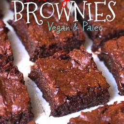 Chewy Vegan and Paleo Brownies