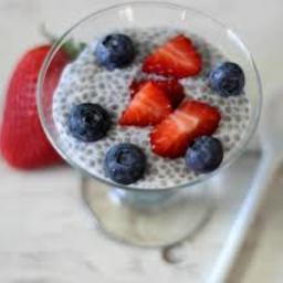 Chia Seed Blueberry Maple Pudding