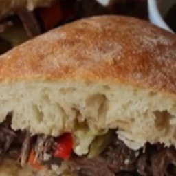 Chicago-Inspired Italian Beef Sandwich  Recipe