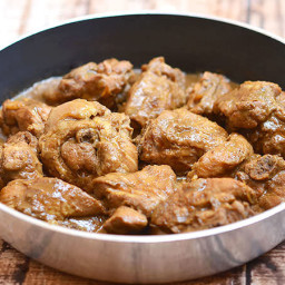 Chicken Adobo with Liver Spread