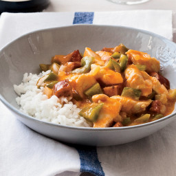 Chicken-and-Andouille Étouffée