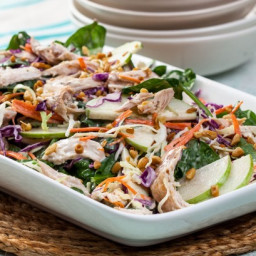 Chicken and apple coleslaw