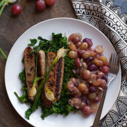 Chicken and Apple Sausage with Kale