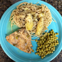 Chicken and Artichoke Scampi