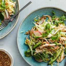 Chicken and Cabbage Salad With Miso-Sesame Vinaigrette