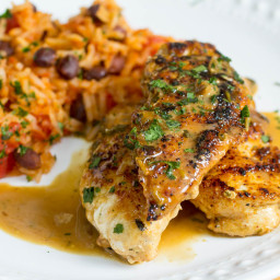 Chicken and Cilantro Cream Sauce