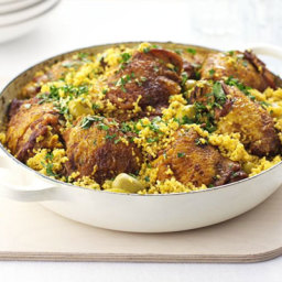 Chicken and couscous one-pot