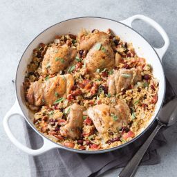 Chicken and Cranberry-Almond Rice