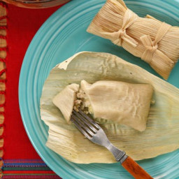 Chicken and Green Salsa Tamales