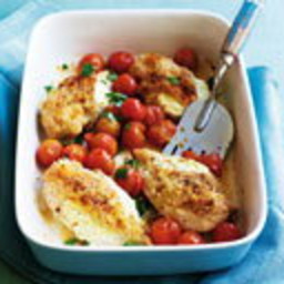 Chicken and herb bake with tomatoes