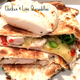 Chicken and Lime Quesadillas