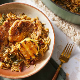 Chicken and Orzo Bake