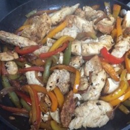 Chicken and Peppers with Balsamic Vinegar