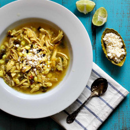 Chicken and Poblano Soup, Easy Weeknight Meal