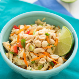 Chicken and Rice Salad with Ginger-Sesame Dressing