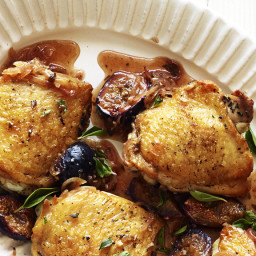 Chicken and Roasted Figs