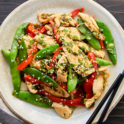Chicken and Snap Pea Stir-Fry