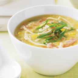Chicken and sweet corn soup