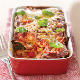 Chicken and vegetable lasagne