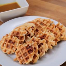 Chicken and Waffle Bites Recipe by Tasty