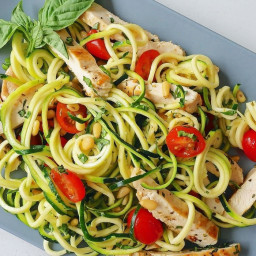 Chicken and Zucchini Noodle Salad