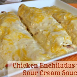 Chicken Avocado Enchiladas