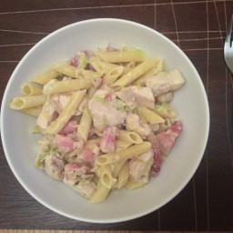 Chicken Bacon and Leek Pasta