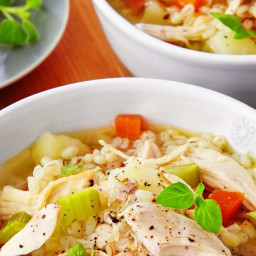 Chicken-Barley Soup Recipe
