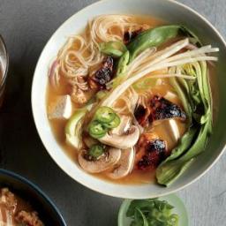 Chicken-Bok Choy Noodle Bowls