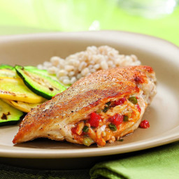 Chicken Breasts Stuffed with Pimiento Cheese