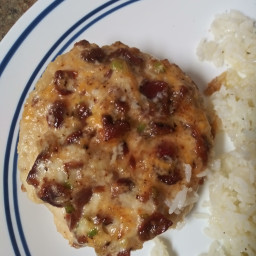 Chicken Breasts with Bacon Cheese Topping