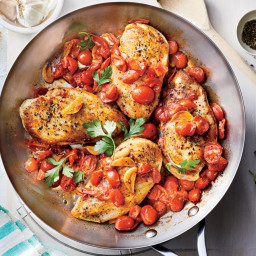 Chicken Breasts with Brown Butter-Garlic Tomato Sauce