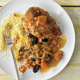 Chicken Breasts with Fennel, Carrots, and Couscous