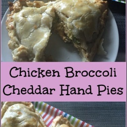 Chicken Broccoli Cheddar Hand Pies