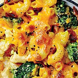 Chicken-Broccoli Mac and Cheese with Bacon Recipe