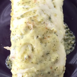 Chicken Burrito's With Salsa Verde And Lime