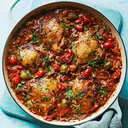 Chicken cacciatore one-pot with orzo