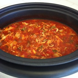 Chicken Cacciatore Soup (Crock pot)