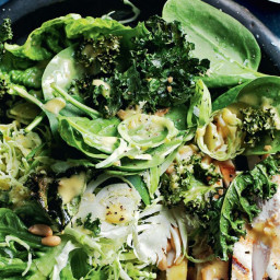 Chicken Caesar Salad with Crispy Kale