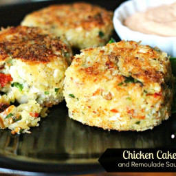 Chicken Cakes And Remoulade Sauce