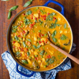 Chicken, Carrot and Chickpea Coconut Curry
