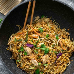 Chicken Chow Mein Noodles + MEAL PREP + VIDEO