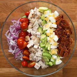 Chicken Cobb Salad With Homemade Ranch Recipe by Tasty