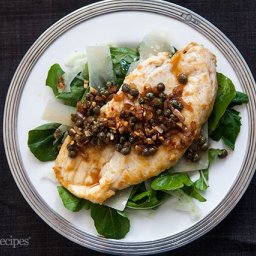 Chicken Cutlets with Caper Sauce