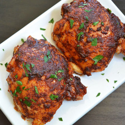 Chicken Encrusted with Red Chili Pesto (Adobo Ancho Chicken)