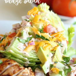 Chicken Fajita Wedge Salad