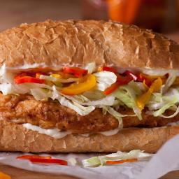 Chicken-Fried Chicken and Pickled Pepper Sandwiches